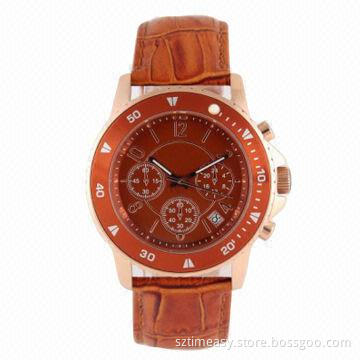 Brand Watch with High-quality Quartz Movement, 2-year Warranty
